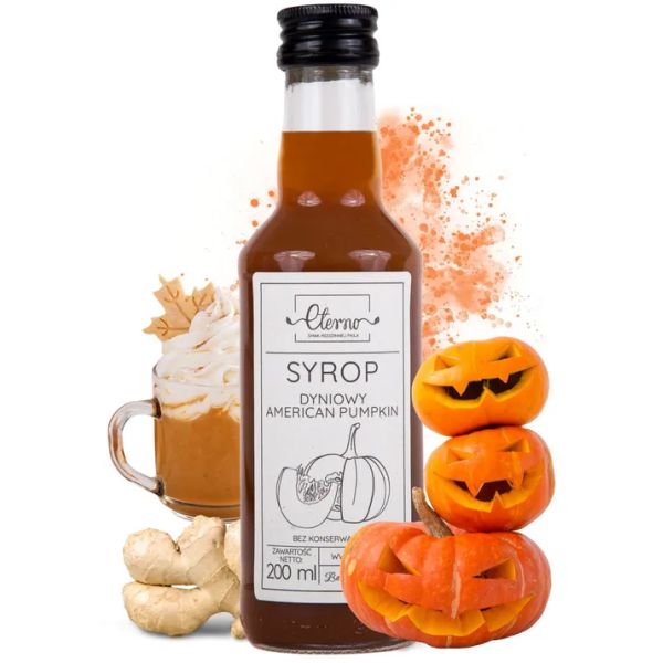 Eterno syrop dyniowy americam pumpkin latte dodatek do kawy 200ml